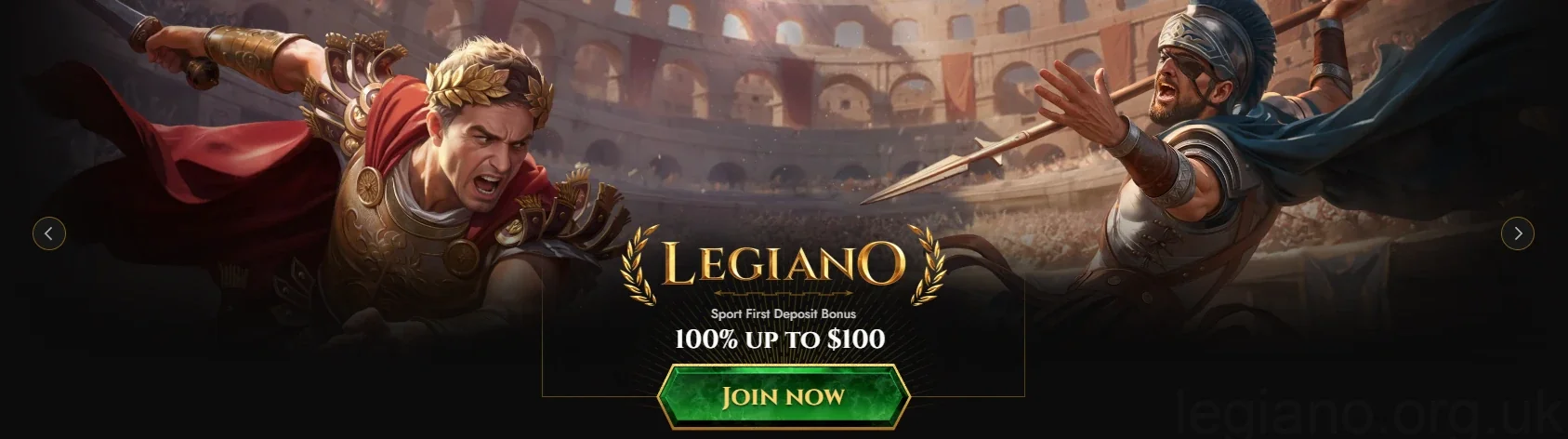 Legiano Casino Welcome